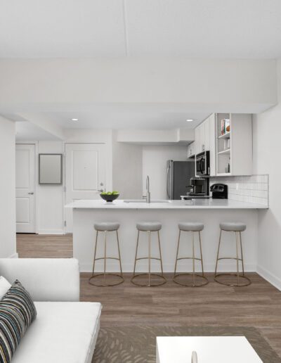 Open-Concept Kitchen & Living Area